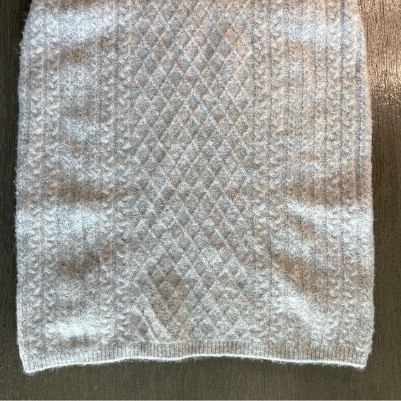 House Of Harlow Grey Cable Knit Mini Dress Small - Picture 6 of 13